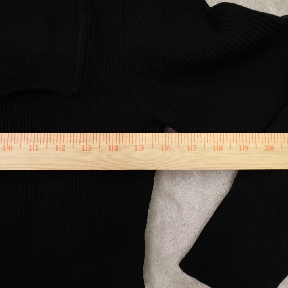 Babaton Aritizia Black Ribbed Long Sleeve Shirt size Large Squareneck
Sweetheart - Picture 5 of 9